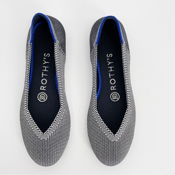 Rothy’s Grey Birdseye Ballet Flats Women’s Slip On Shoes Capsule Gray New - Picture 5 of 6